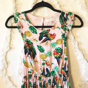 Pineapple/Parrot Dress 🍍🦜